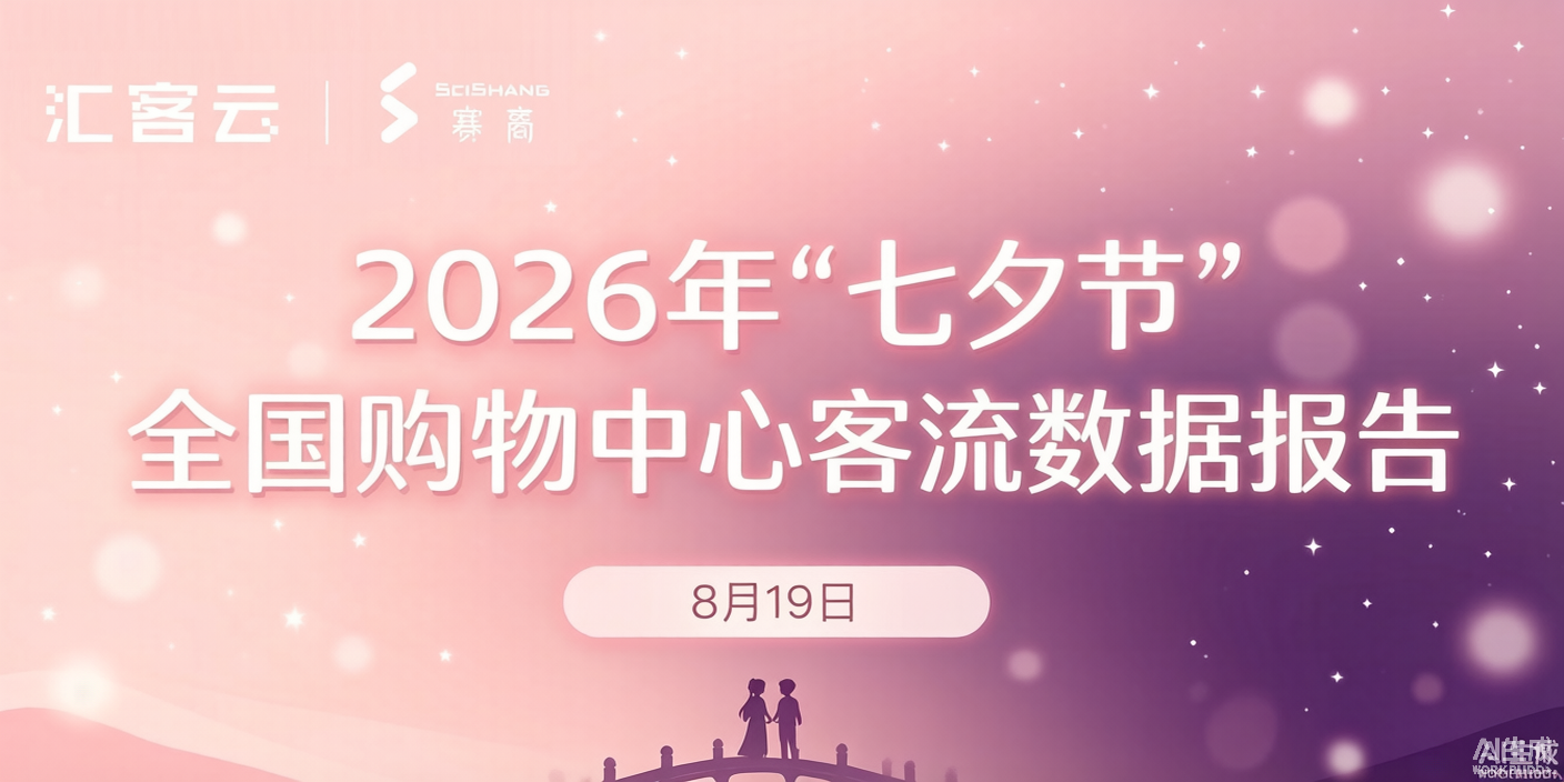 2026年“七夕节”全国购物中心客流数据报告
